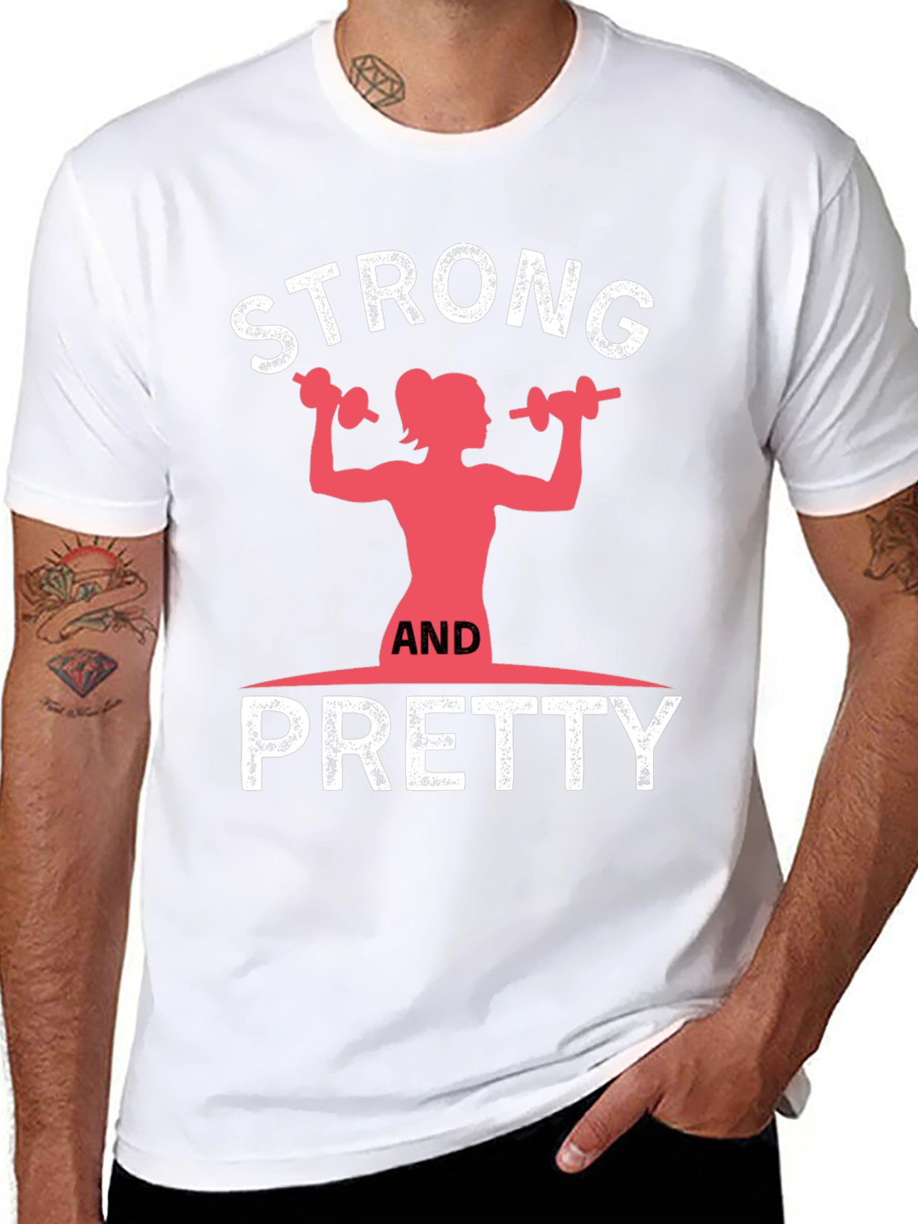 Strong and Pretty Graphic T-Shirt