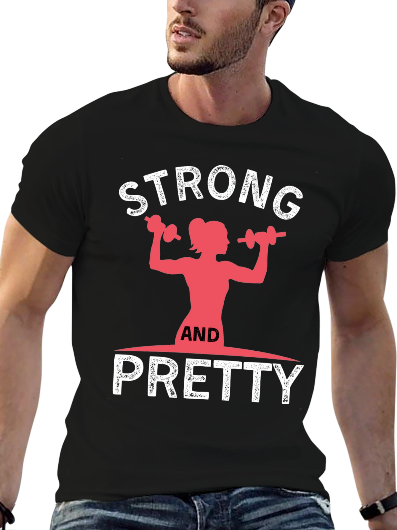Strong and Pretty Graphic T-Shirt