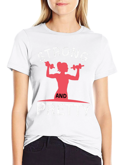 Strong and Pretty Graphic T-Shirt