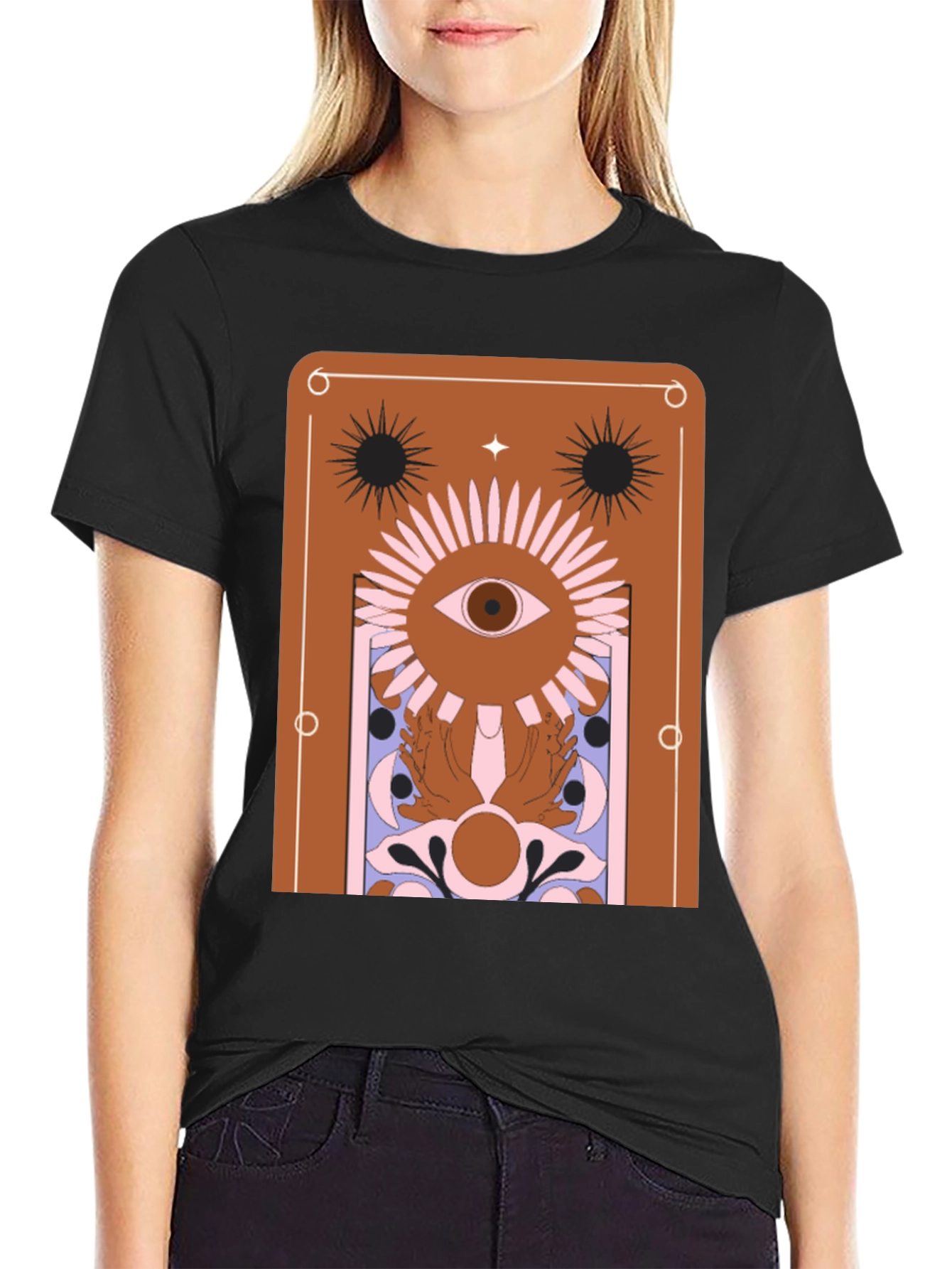 Mystic Eye Tarot Card Graphic Tee