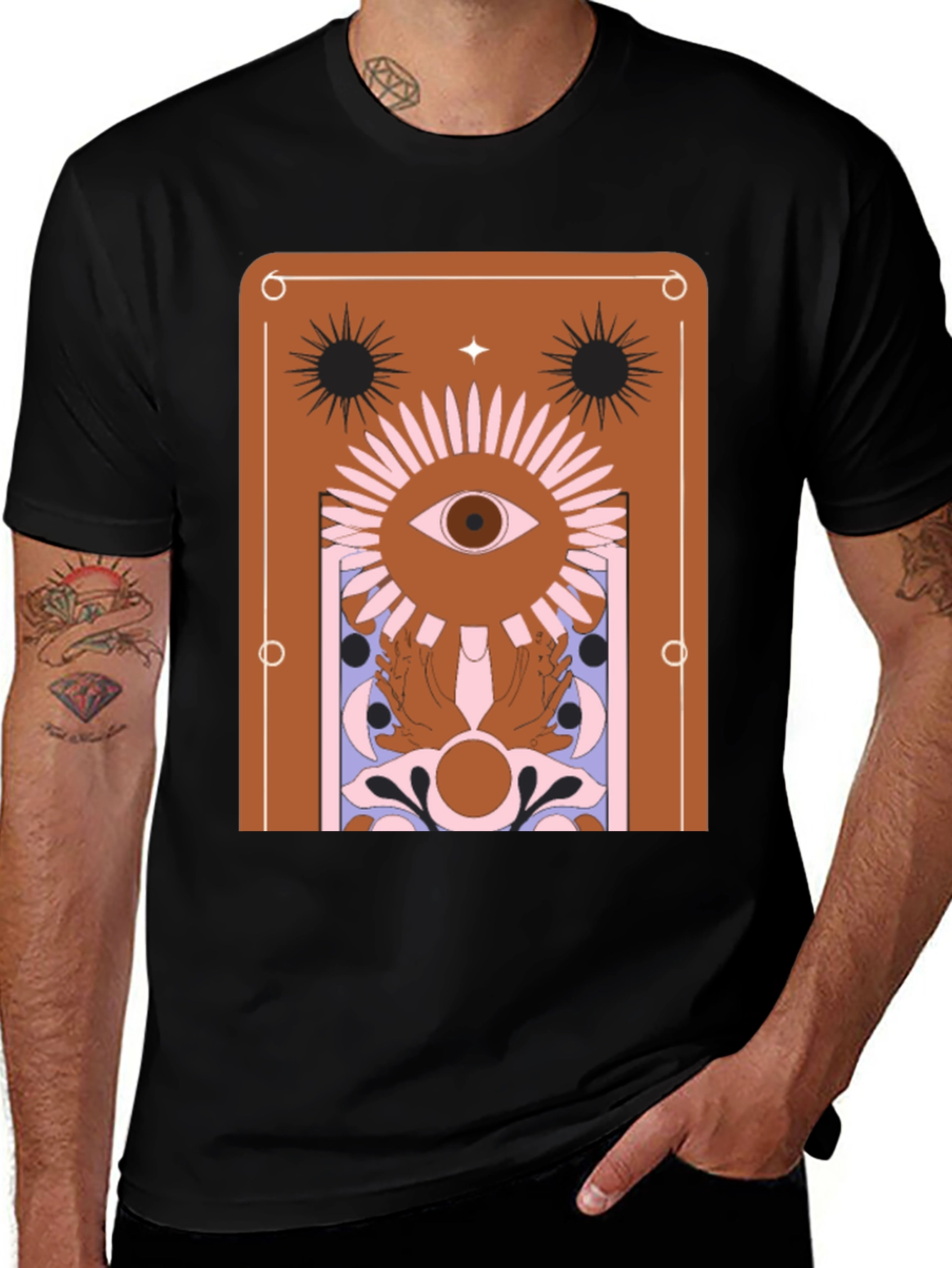 Mystic Eye Tarot Card Graphic Tee