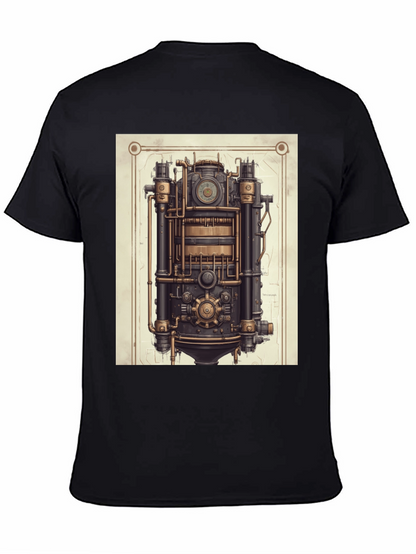 Steampunk Engine Graphic T-Shirt
