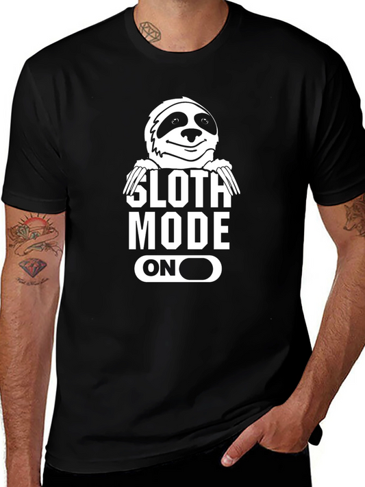Sloth Mode On Graphic T-Shirt - Comfort & Style