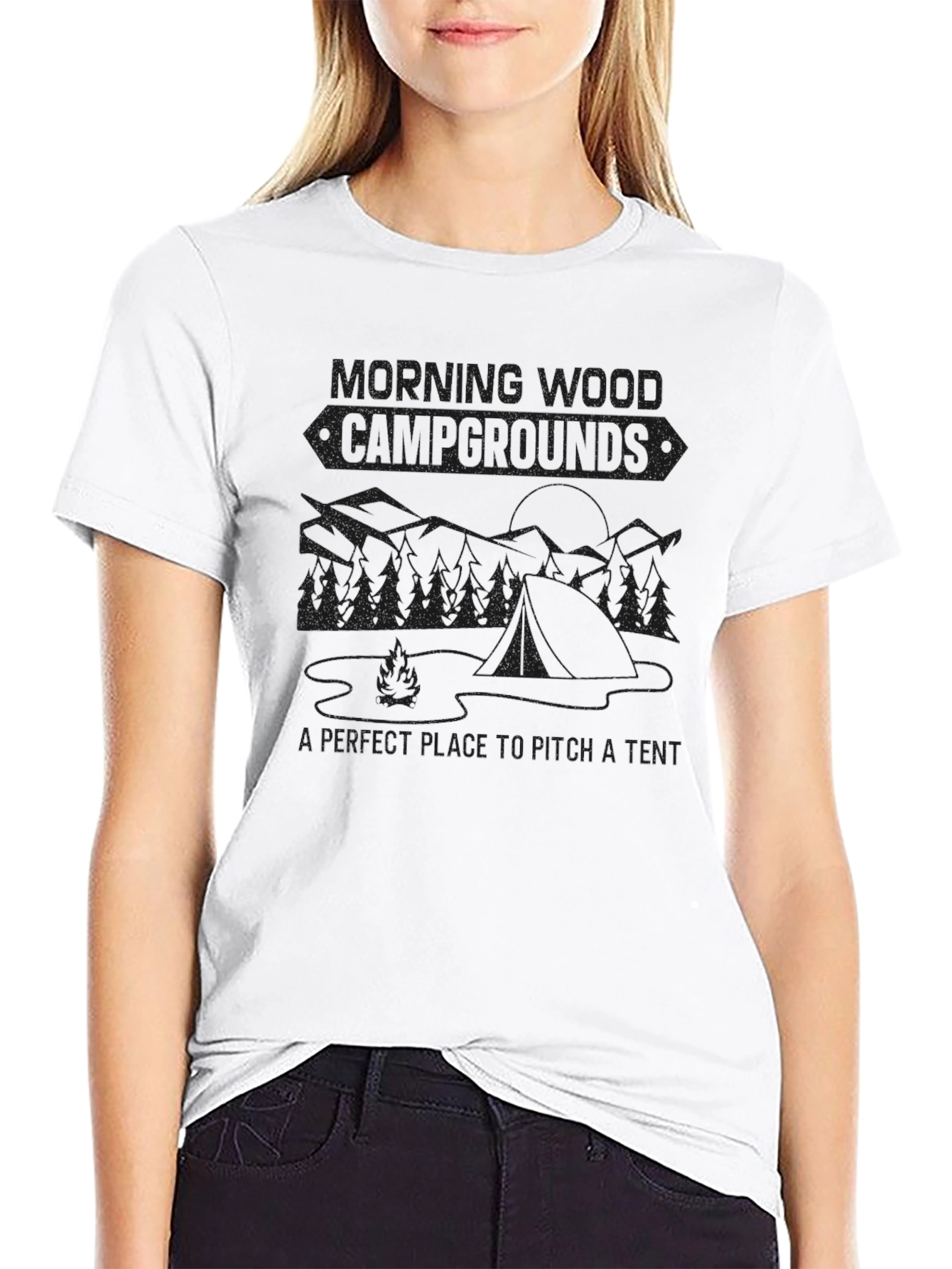 Morningwood Camping T-Shirt - Black