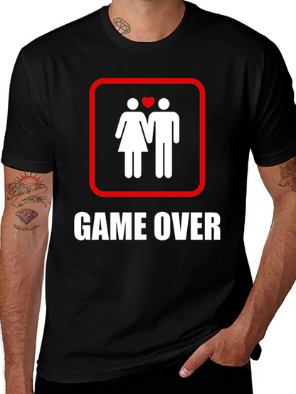 Game Over T-Shirt: Funny Wedding Engagement Tee