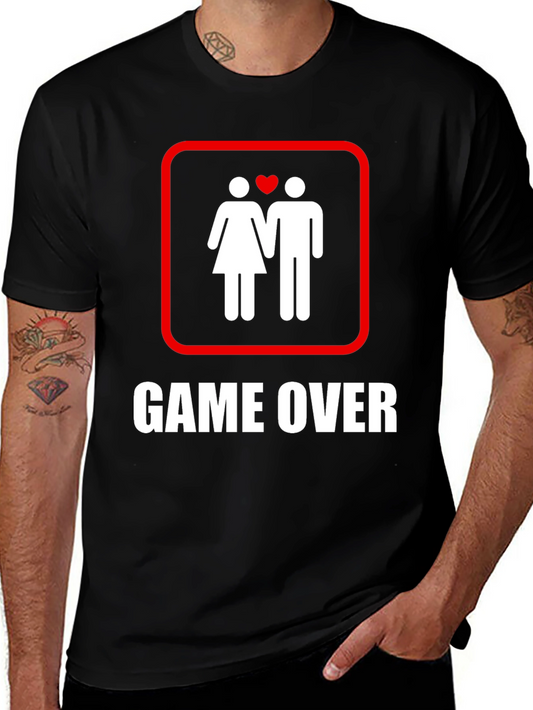 Game Over T-Shirt: Funny Wedding Engagement Tee