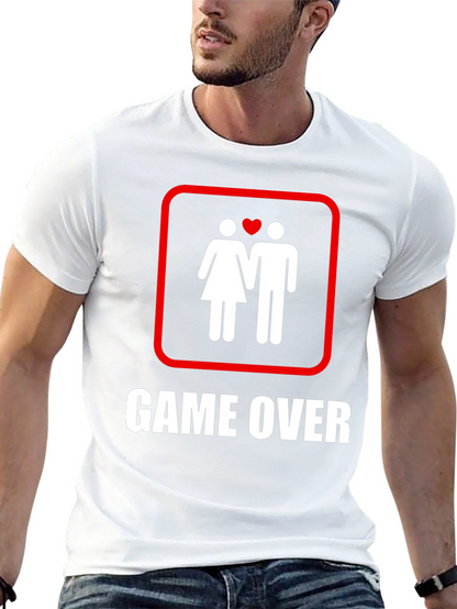 Game Over T-Shirt: Funny Wedding Engagement Tee