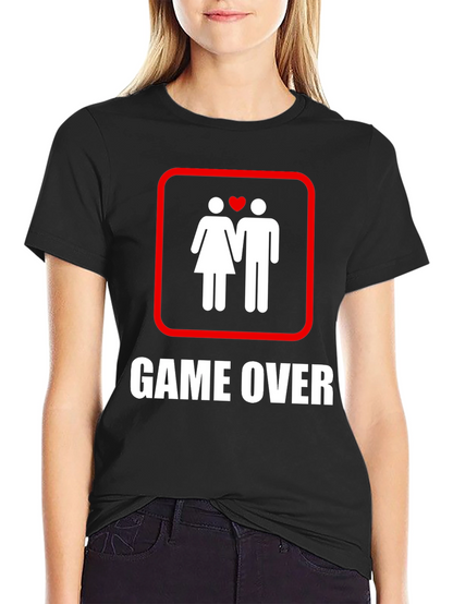 Game Over T-Shirt: Funny Wedding Engagement Tee