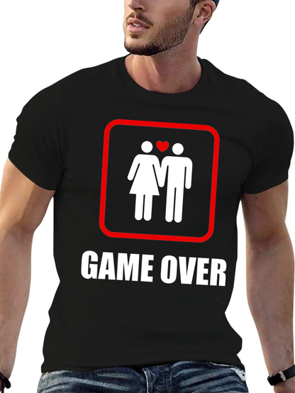 Game Over T-Shirt: Funny Wedding Engagement Tee