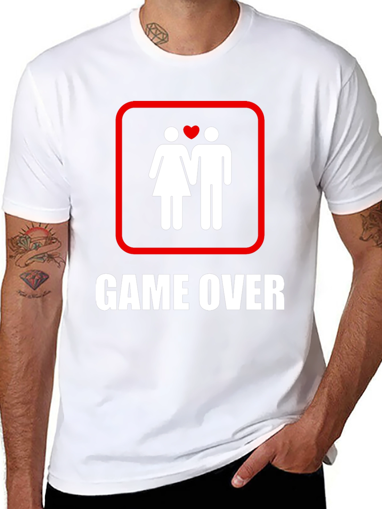 Game Over T-Shirt: Funny Wedding Engagement Tee