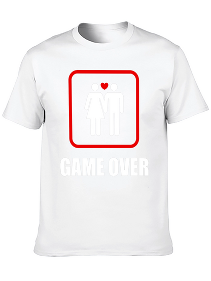 Game Over T-Shirt: Funny Wedding Engagement Tee