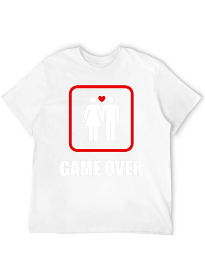 Game Over T-Shirt: Funny Wedding Engagement Tee