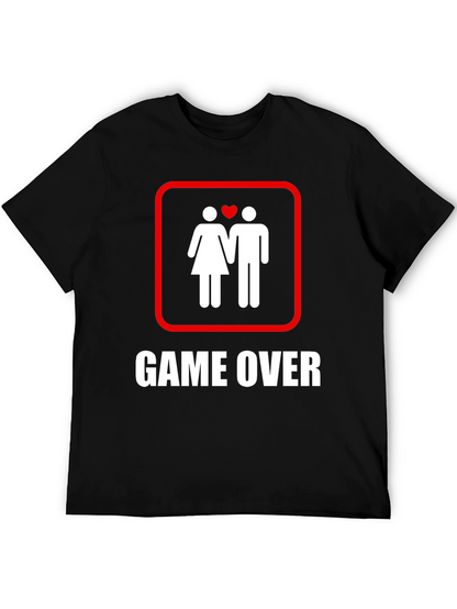 Game Over T-Shirt: Funny Wedding Engagement Tee