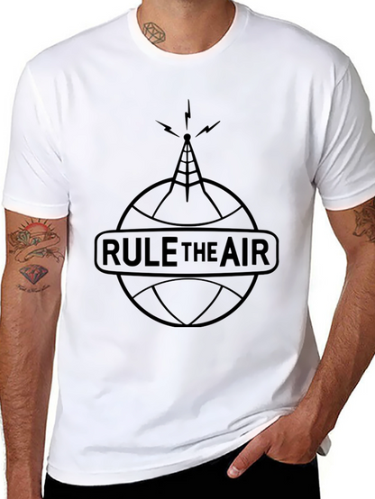 Rule The Air T-Shirt - Radio Tower Graphic Tee