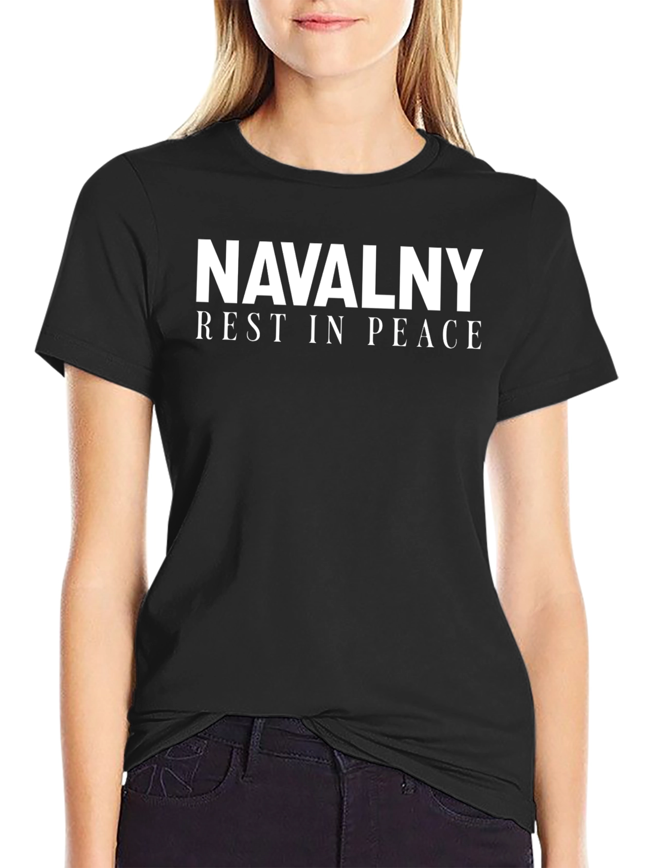 Navalny Rest In Peace Graphic T-Shirt