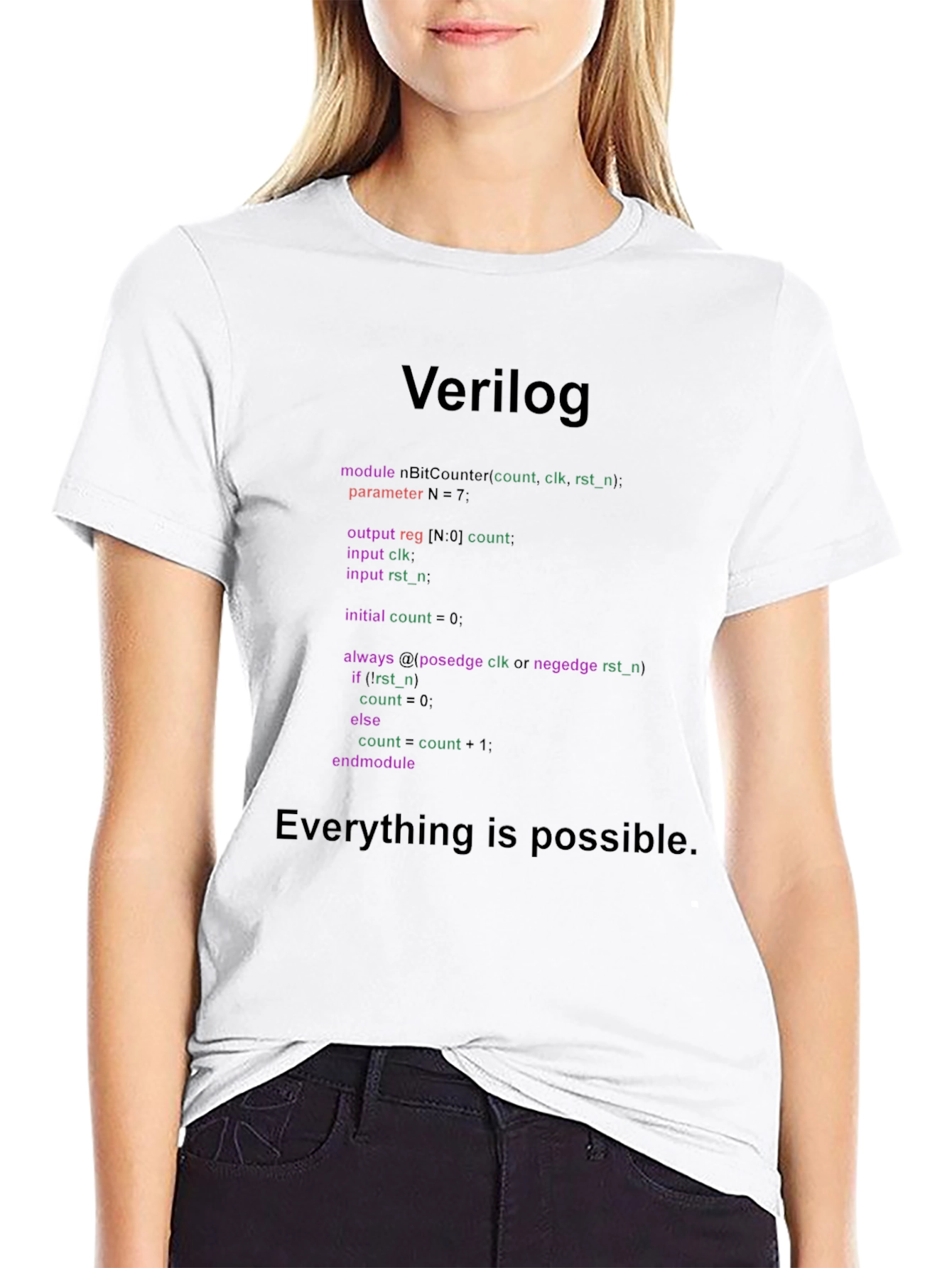 Verilog Code T-Shirt: Programmer Gift