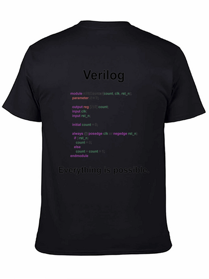 Verilog Code T-Shirt: Programmer Gift