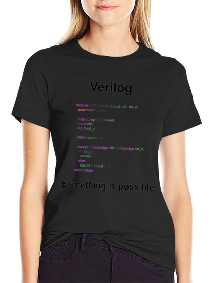 Verilog Code T-Shirt: Programmer Gift
