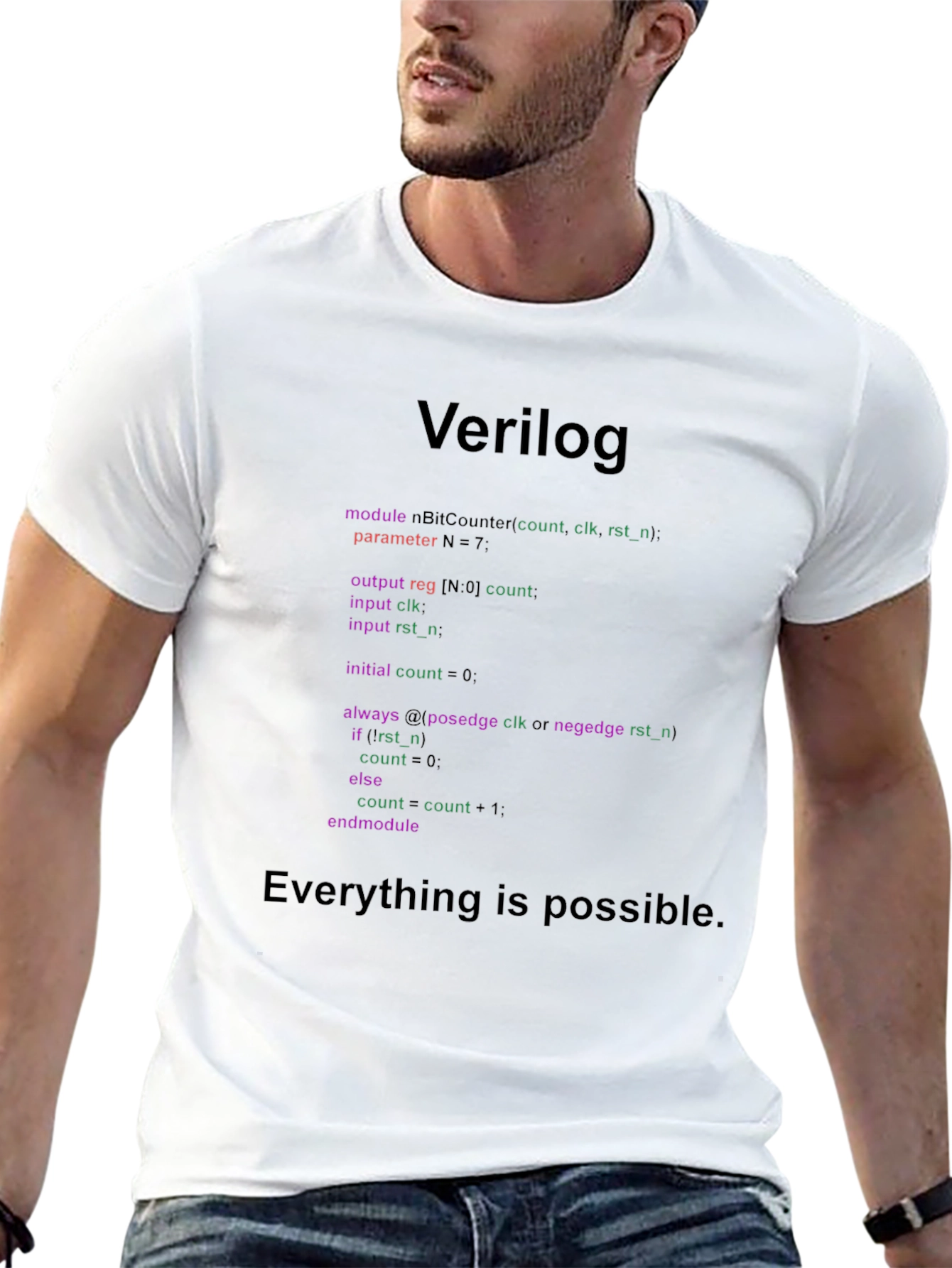 Verilog Code T-Shirt: Programmer Gift
