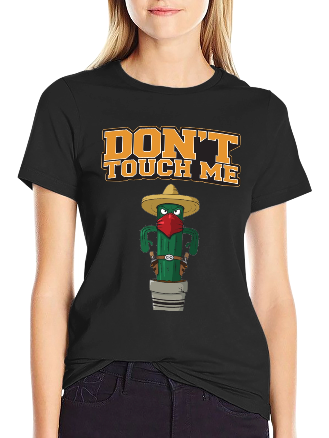 Dont Touch Me Cactus Graphic Tee
