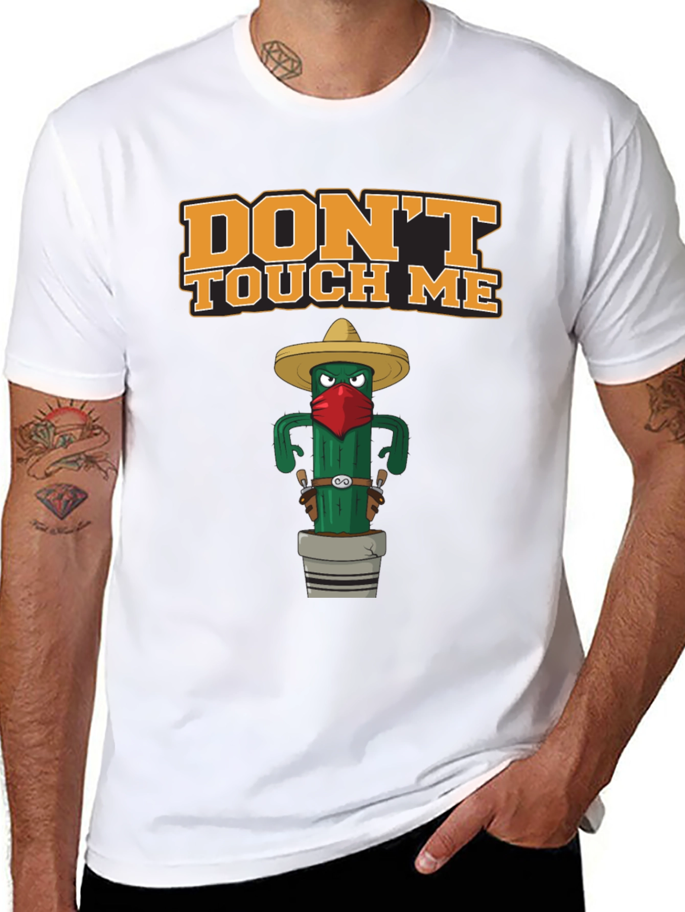 Dont Touch Me Cactus Graphic Tee