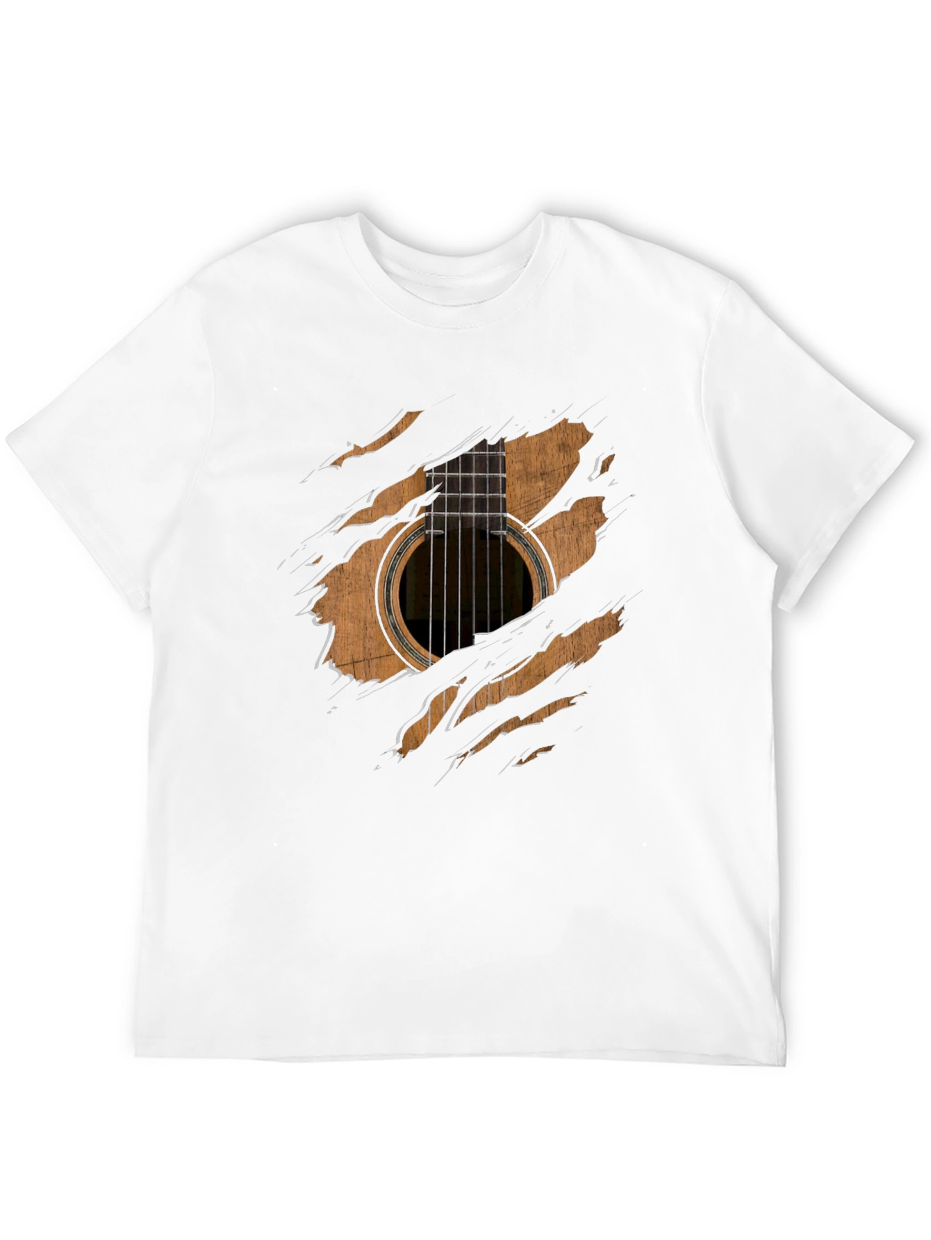 Guitar Ripped T-Shirt