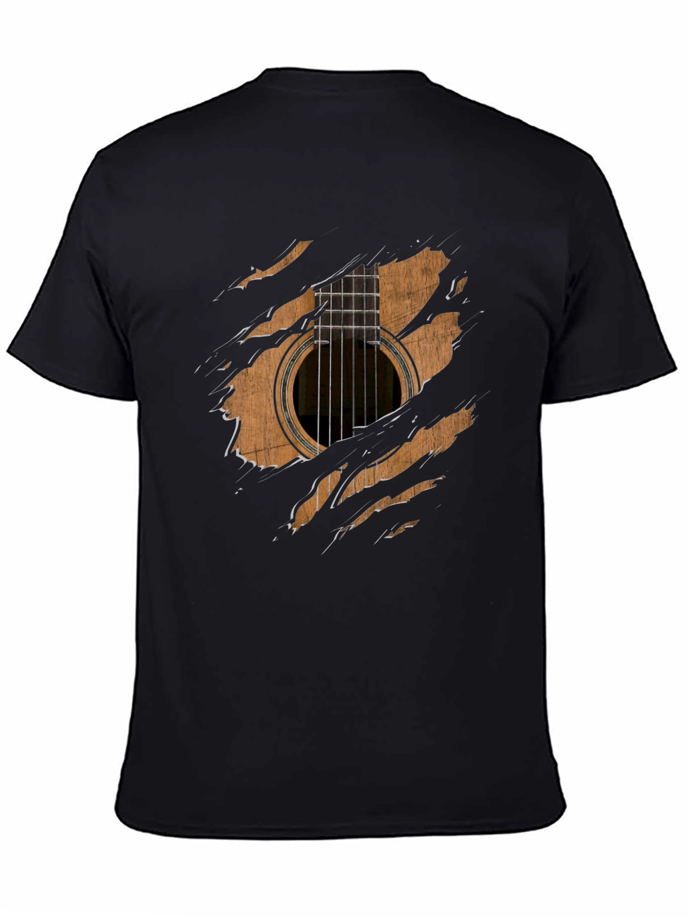 Guitar Ripped T-Shirt