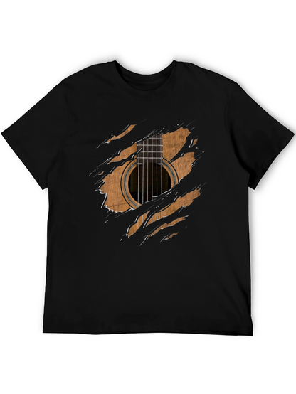 Guitar Ripped T-Shirt