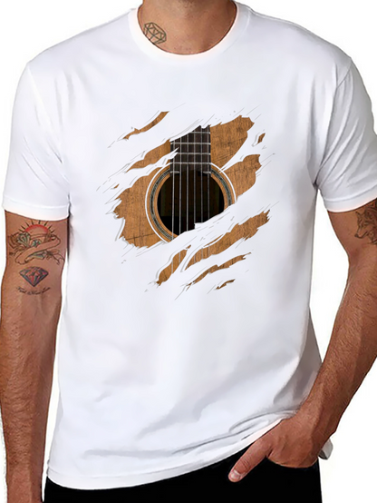 Guitar Ripped T-Shirt