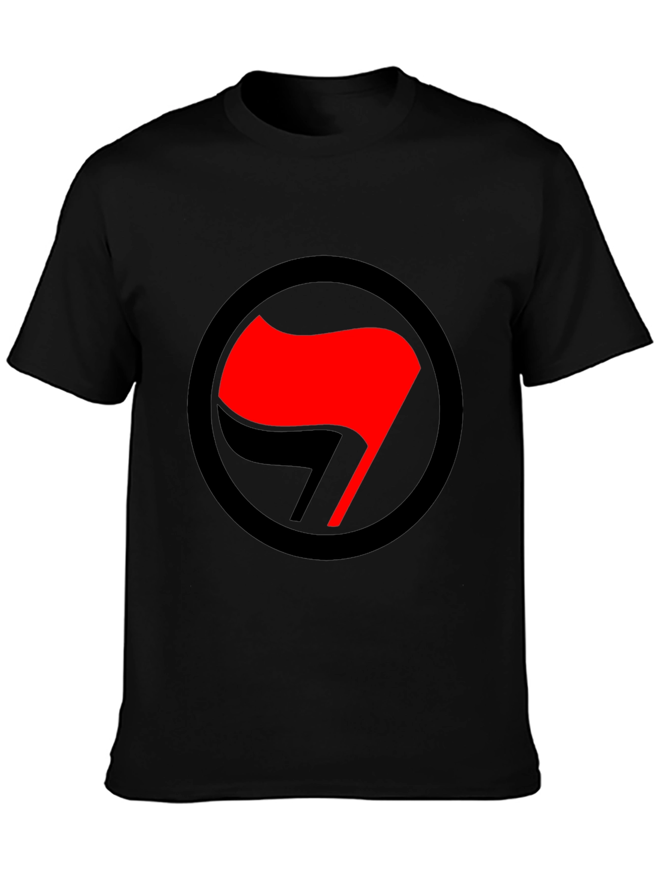 Antifascist Action Flag T-Shirt - Classic Design