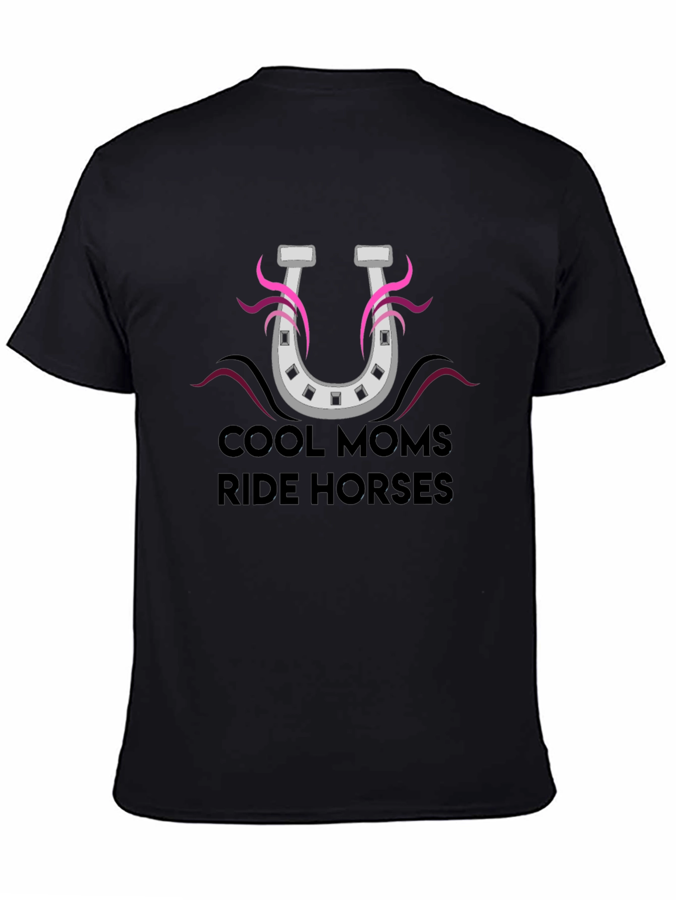 Cool Moms Ride Horses Graphic T-Shirt