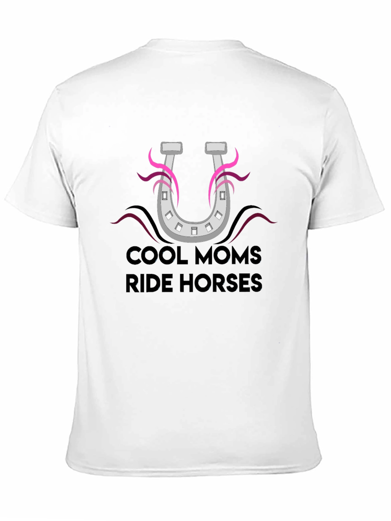 Cool Moms Ride Horses Graphic T-Shirt