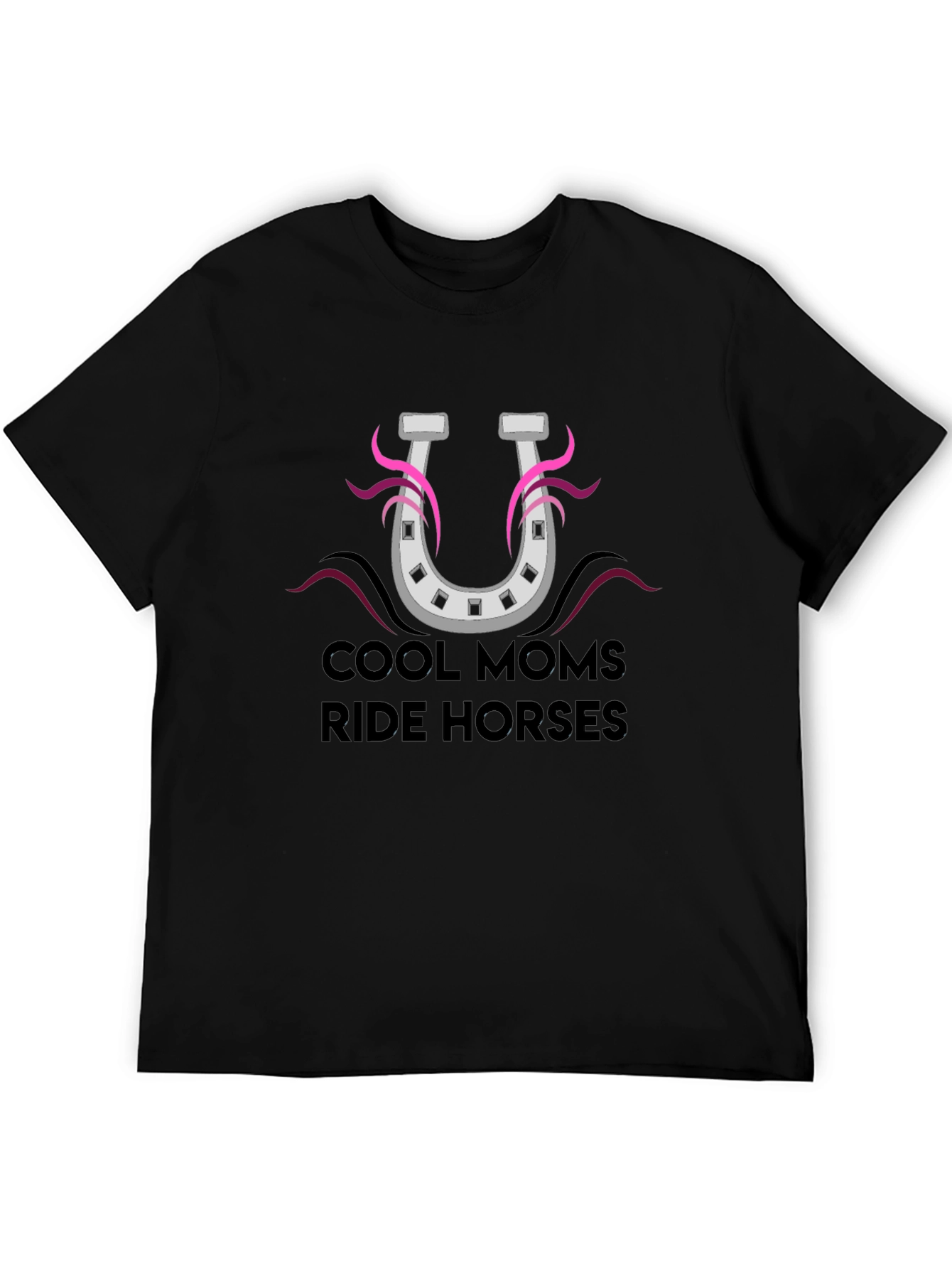 Cool Moms Ride Horses Graphic T-Shirt