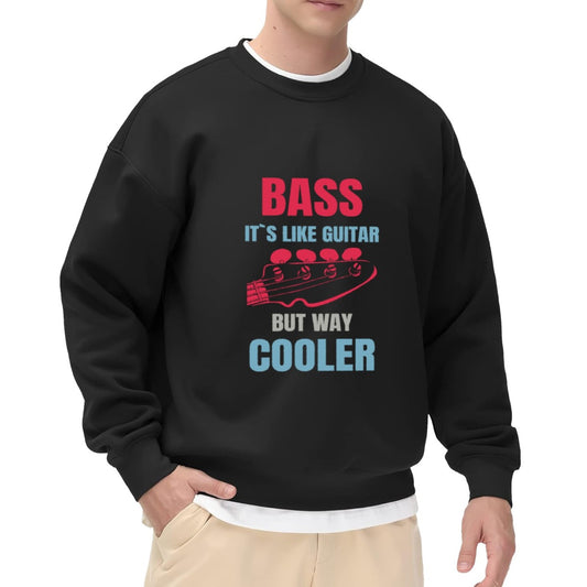 Bass Player Humor Graphic Crewneck Sweatshirt