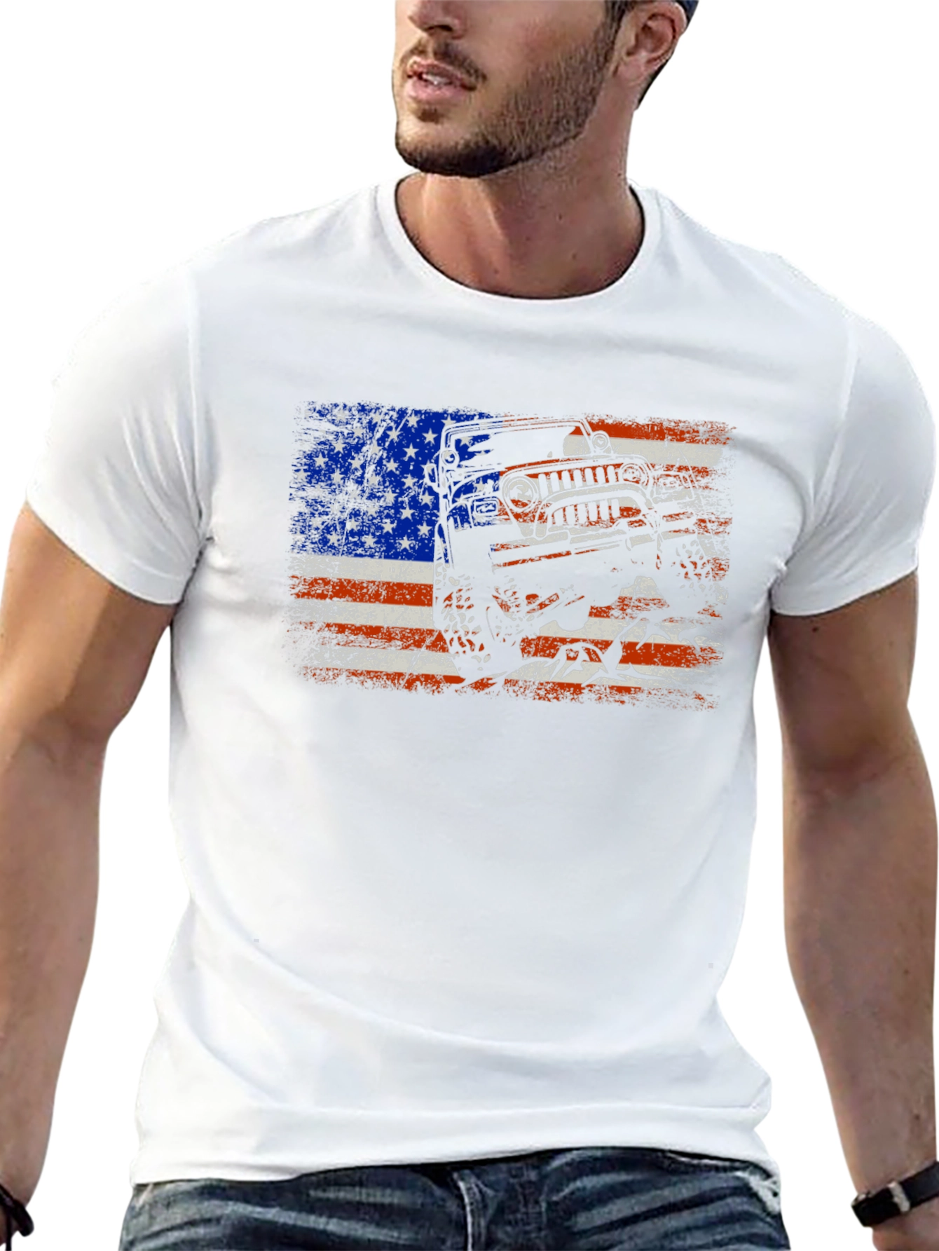 Patriotic Jeep T-Shirt