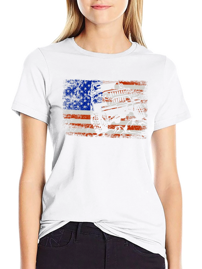 Patriotic Jeep T-Shirt