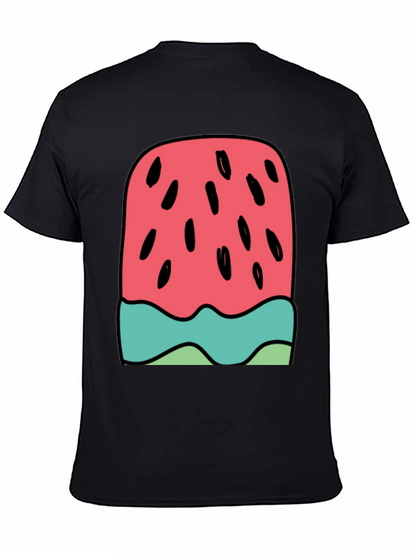 Watermelon Ice Cream Graphic Tee - Summer Fun!