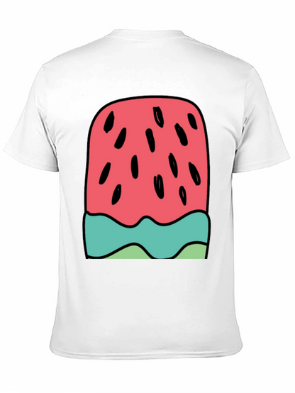 Watermelon Ice Cream Graphic Tee - Summer Fun!