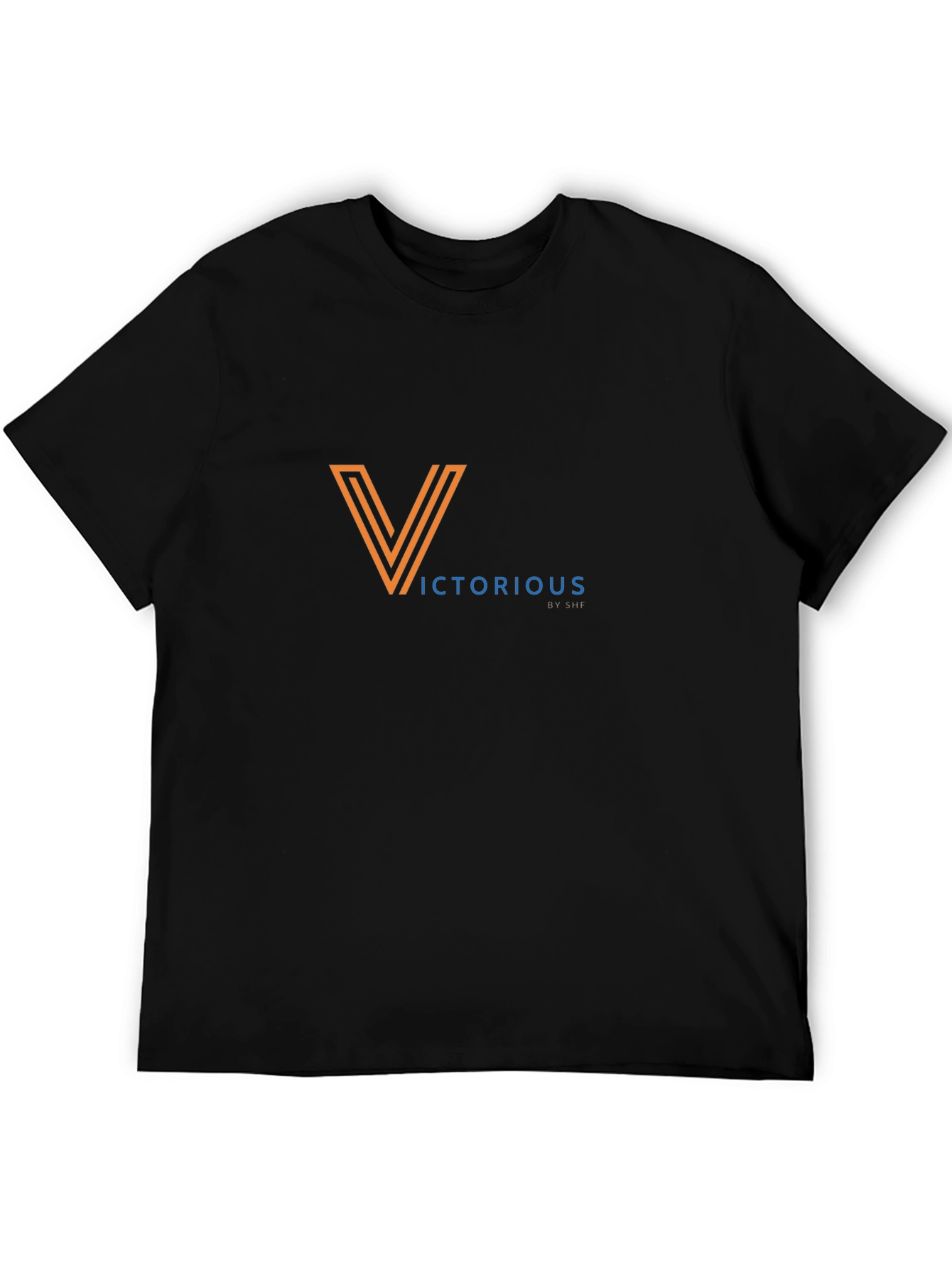 Victorious Tri-Line V Logo Black T-Shirt