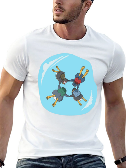 Penguin Backpacking Crew Black T-Shirt