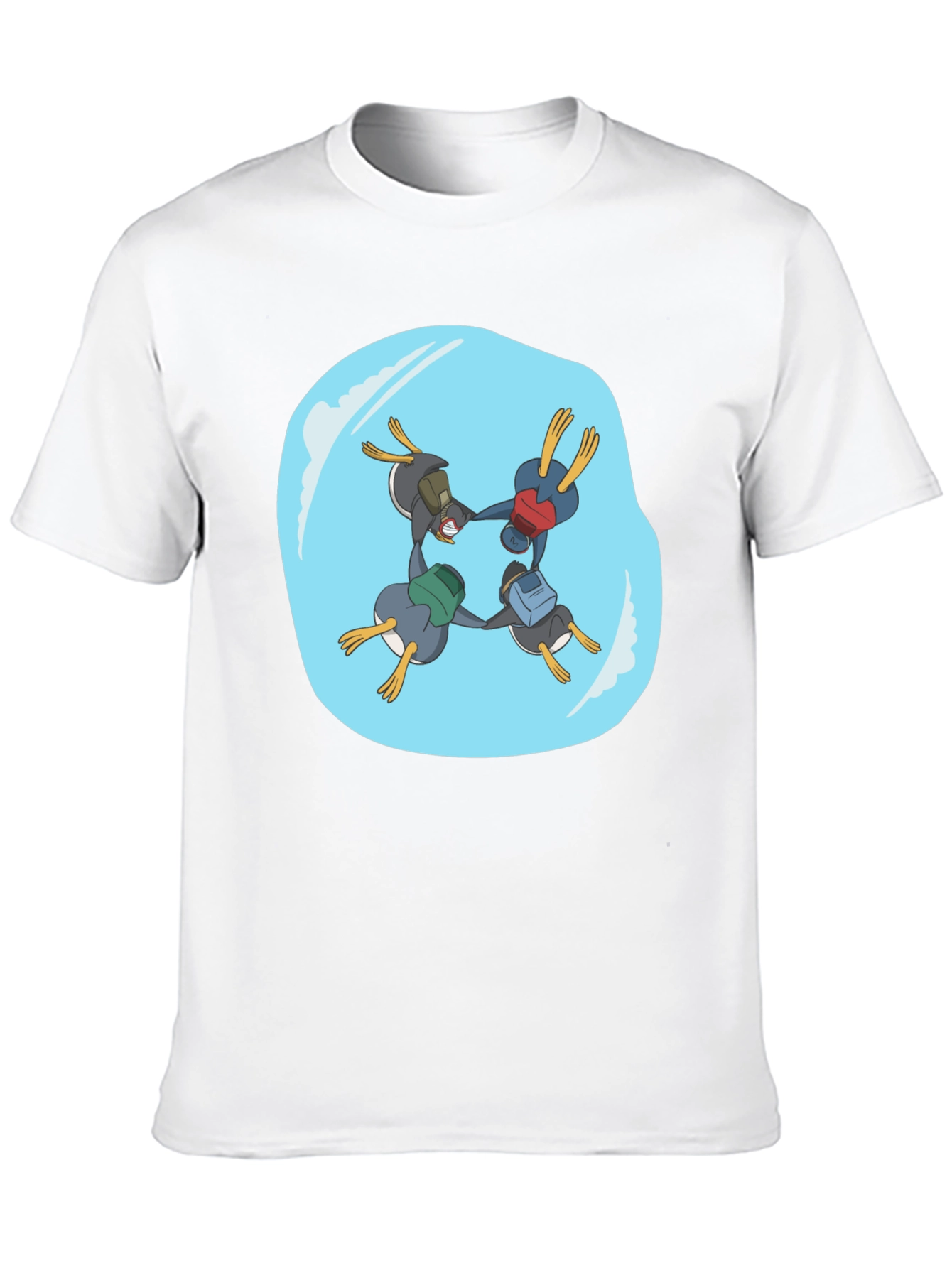 Penguin Backpacking Crew Black T-Shirt