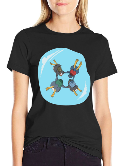 Penguin Backpacking Crew Black T-Shirt
