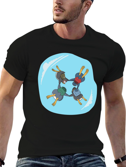 Penguin Backpacking Crew Black T-Shirt
