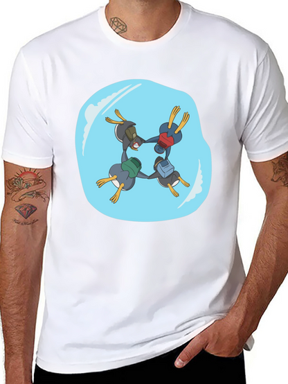 Penguin Backpacking Crew Black T-Shirt