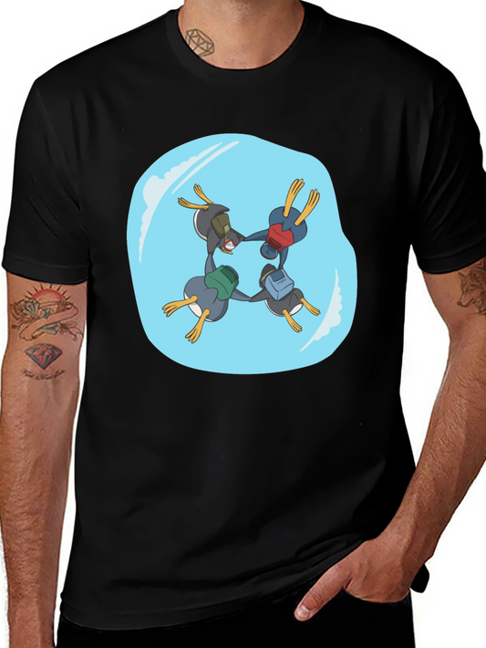 Penguin Backpacking Crew Black T-Shirt