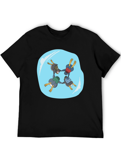 Penguin Backpacking Crew Black T-Shirt