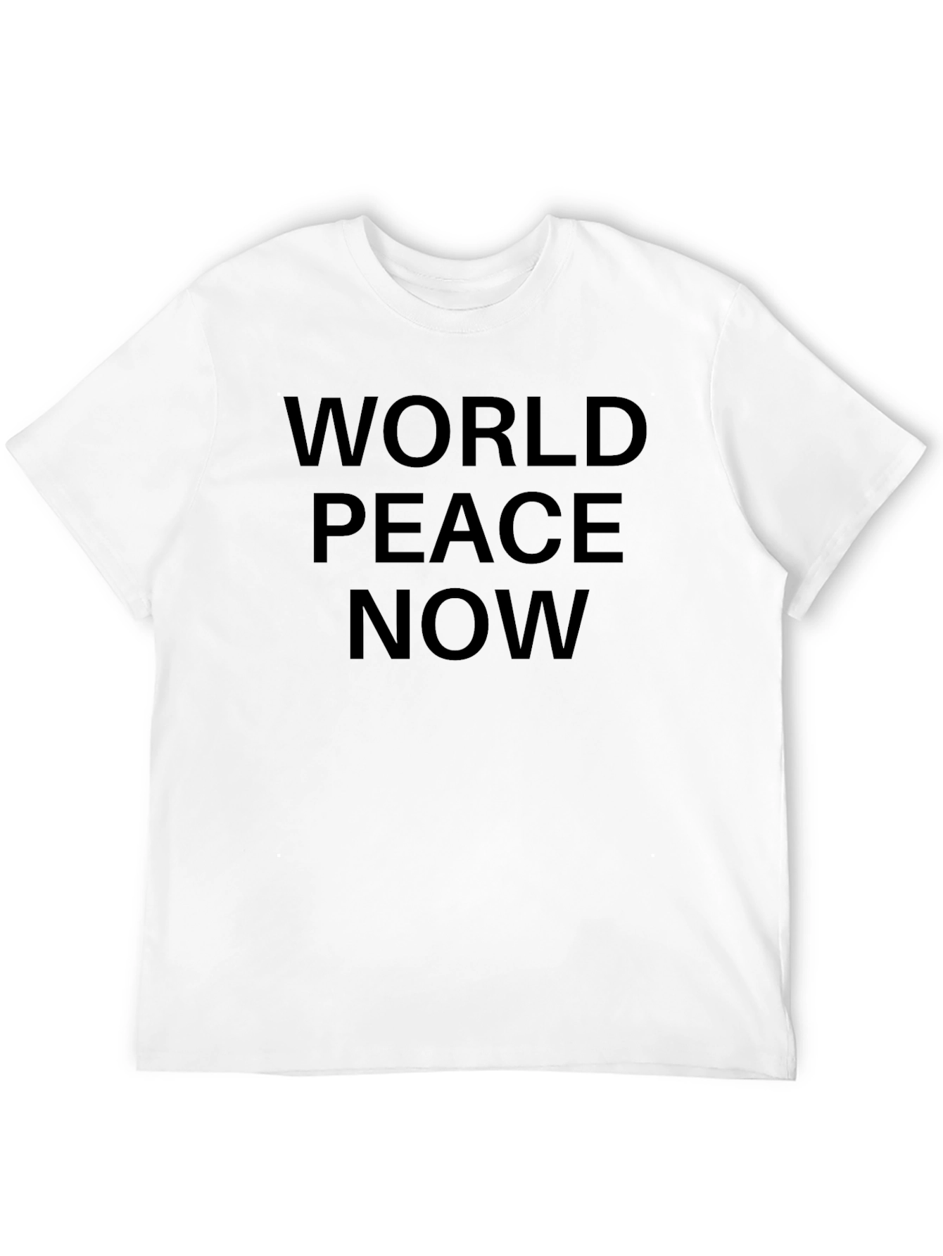 World Peace Now Black T-Shirt