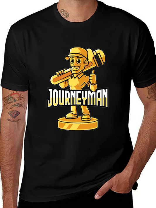 Journeyman Cartoon Plumber T-Shirt