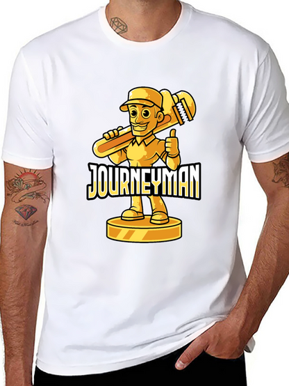 Journeyman Cartoon Plumber T-Shirt