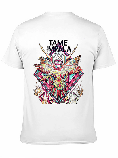 Tame Impala Graphic T-Shirt - Psychedelic Bird Design